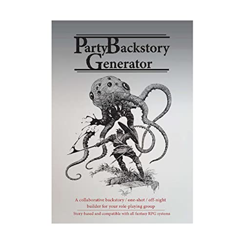 Stock image for Party Backstory Generator: for Fantasy Roleplaying Games (RPG) DnD 5e and more for sale by Revaluation Books