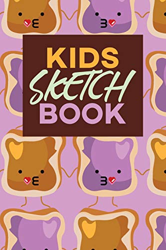 9781793153517: Kids Sketch Book: Kawaii Cute Peanut Butter And Jelly Sandwich