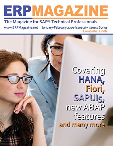 Beispielbild fr Erp Magazine January - February 2019 ( Issue 2) + Issue 1 Bonus: The Magazine for SAP ABAP Technical Professionals zum Verkauf von THE SAINT BOOKSTORE