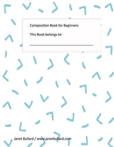 Imagen de archivo de Composition Book for Beginners: Blue Arrows a la venta por Revaluation Books