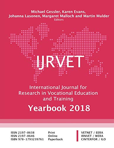 Imagen de archivo de IJRVET International Journal for Research in Vocational Education and Training: Yearbook 2018 (ISSN 2197-8638) a la venta por Revaluation Books