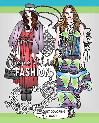 Stock image for Boho Chic Fashion: Adult Coloring Book for sale by Save With Sam