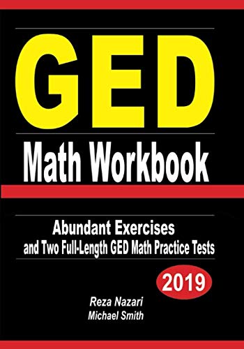Stock image for GED Math Workbook: Abundant Exercises and Two Full-Length GED Math Practice Tests for sale by Revaluation Books