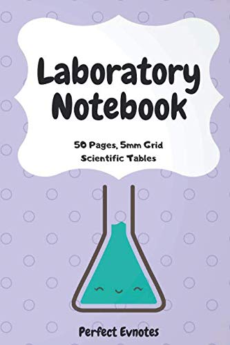 Stock image for Laboratory Notebook (50 Pages, 5mm Grid, Scientific Tables) for sale by Revaluation Books