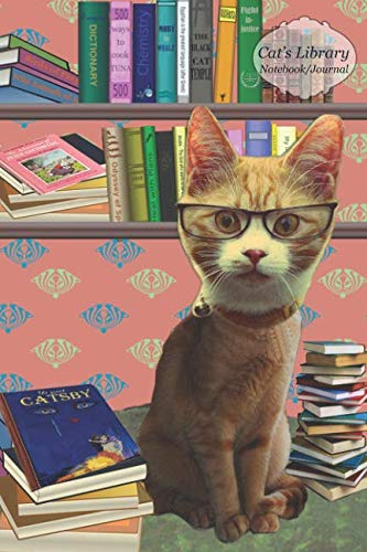 Stock image for Cat's Library Notebook / Journal for sale by Revaluation Books