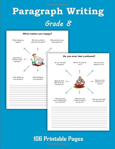 9781793437747: Paragraph Writing - Grade 8