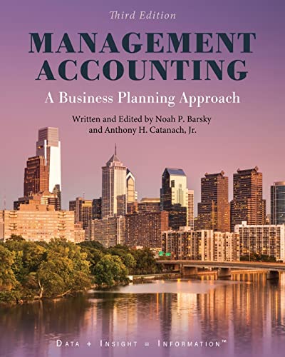 Stock image for Management Accounting: A Business Planning Approach for sale by BooksRun