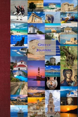 9781794172548: Greece Journal: Blank Greece Travel Journal Diary for Passionate Greece Fans (6x9, 110 pages) (Travel More)