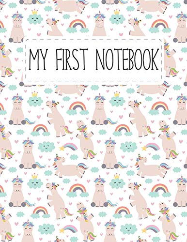 9781794357501: My first notebook: A large notebook for children with Unicorn. A great gift for a child. With letters, lines, blank pages. ( 8,5x11 size) Notebook, journal, diary.