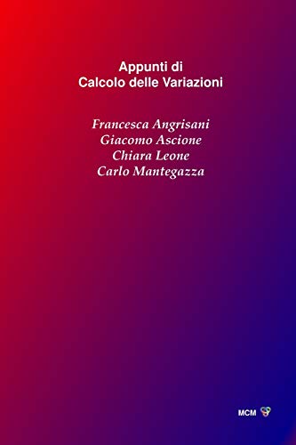 Imagen de archivo de Appunti di Calcolo delle Variazioni (Italian Edition) a la venta por Lucky's Textbooks