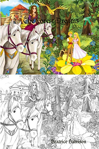 Stock image for "The Forest Dreams: " Giant Super Jumbo Mega Coloring Book Features 100 Pages of Exotic Fantasy Fairies, Forest Fairies, Magic Forests, Tropical . More for Stress Relief (Adult Coloring Book) for sale by PlumCircle