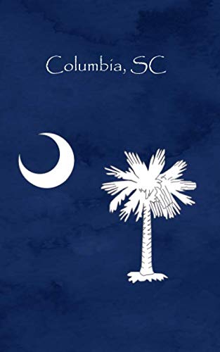 9781795002097: Columbia SC: Palmetto Palm & Moon - 5 x 8 Journal