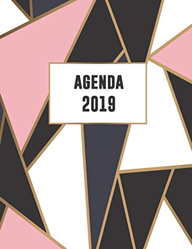 Stock image for Agenda 2019: lgant et Pratique| Mosaque en Or Rose Noir Blanc | Agenda organiseur pour ton quotidien | 52 Semaines | Janvier  Dcembre 2019 (Agenda semainier) (French Edition) for sale by Lucky's Textbooks