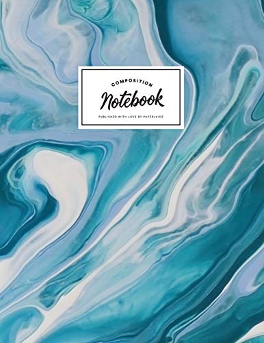 Stock image for Notebook: Beautiful blue stone marble | Journal for men and women | ? School supplies ? Personal diary ? Notes | 8.5 x 11 - A4 notebook | 150 pages workbook (Fierce marble collection) for sale by Ergodebooks