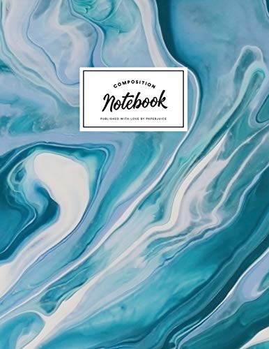 9781795411189: Notebook: Beautiful blue stone marble | Journal for men and women | ★ School supplies ★ Personal diary ★ Notes | 8.5 x 11 - A4 notebook | 150 pages workbook (Fierce marble collection)