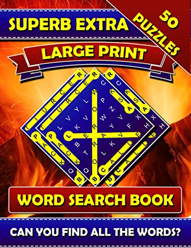 9781795413275: Superb Extra Large Print Word Search Books: Big Font Books for Seniors. Find a Word Puzzles for Adults Large Print.