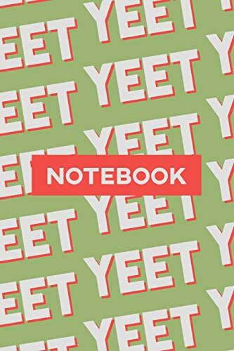 Stock image for Notebook: Yeet Pink Red Typography Meme Pattern for sale by Revaluation Books