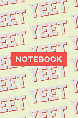 Stock image for Notebook: Yeet Pink Red Typography Meme Pattern for sale by Revaluation Books