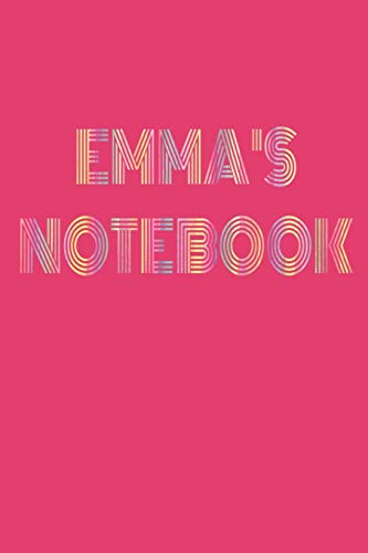 Stock image for Emma's Notebook -- Blank Lined 6"x9" 120 page Journal to write in. for sale by Revaluation Books
