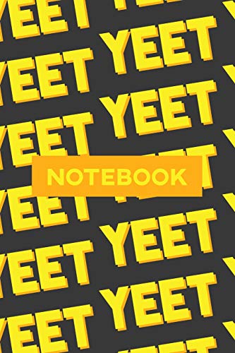 Stock image for Notebook: Yeet Yellow Orange Typography Meme Pattern for sale by Revaluation Books