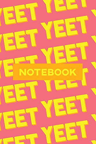 Stock image for Notebook: Yeet Yellow Orange Typography Meme Pattern for sale by Revaluation Books