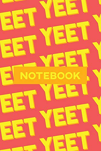 Stock image for Notebook: Yeet Yellow Orange Typography Meme Pattern for sale by Revaluation Books