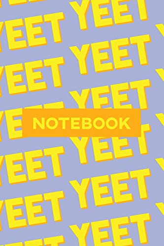 Stock image for Notebook: Yeet Yellow Orange Typography Meme Pattern for sale by Revaluation Books