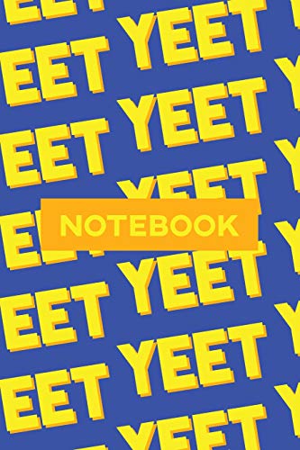 Stock image for Notebook: Yeet Yellow Orange Typography Meme Pattern for sale by Revaluation Books