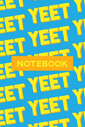 Stock image for Notebook: Yeet Yellow Orange Typography Meme Pattern for sale by Revaluation Books