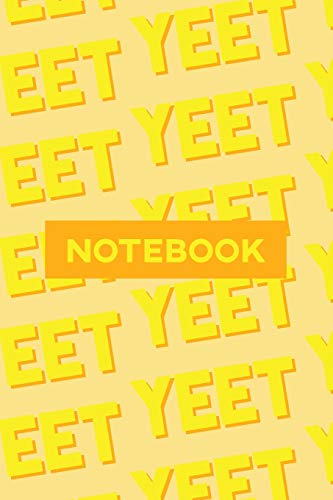 Stock image for Notebook: Yeet Yellow Orange Typography Meme Pattern for sale by Revaluation Books