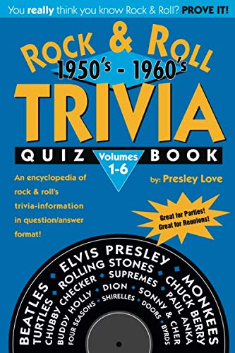 Stock image for Rock & Roll TRIVIA Quiz Book 1950's-1960's: Volumes 1-6 for sale by Revaluation Books