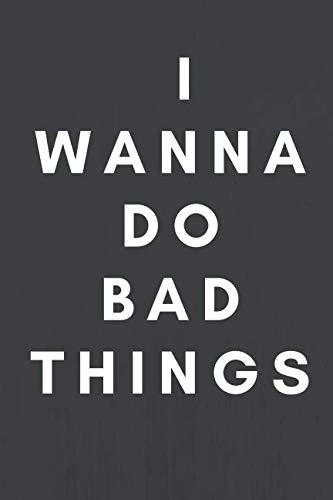 Stock image for I Wanna Do Bad Things: Sexual Notebook, Sex, Gift for Men, Gift For Women (110 Pages, Blank, 6 x 9)(Sexual Gifts) for sale by Revaluation Books
