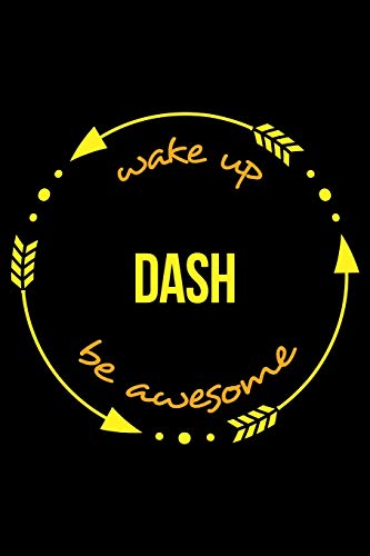 Stock image for Wake Up Dash Be Awesome | Gift Notebook for Runners, Blank Lined Journal: Medium Spacing Between Lines for sale by Revaluation Books