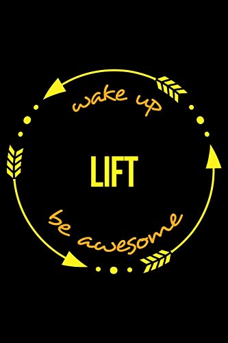 Stock image for Wake Up Lift Be Awesome | Cool Notebook for a Powerlifter, College Ruled Journal: Medium Ruled for sale by Revaluation Books