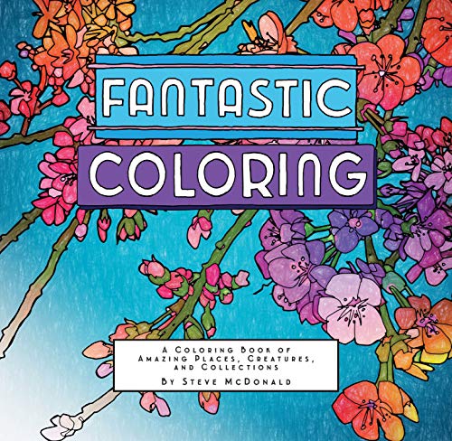 Imagen de archivo de Fantastic Coloring: A Coloring Book of Amazing Places, Creatures, and Collections a la venta por Half Price Books Inc.