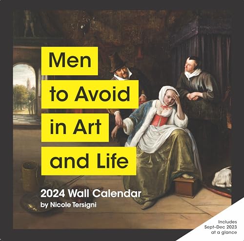 9781797222158: Men to Avoid in Art and Life 2024 Wall Calendar (-)