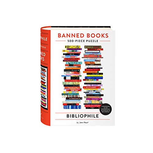 Stock image for Bibliophile Banned Books 500-Piece Puzzle for sale by Lakeside Books