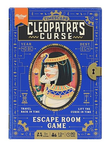 Imagen de archivo de Ridley's Games Timescape: Cleopatra s Curse an Escape Room Game - Brainteasers - Mystery Solving - Crack The Code - Game Night Favorites - Ages 12+ | 90 Minute Gameplay - Re-Gift to Your Friends! a la venta por Lakeside Books