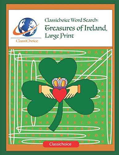 Imagen de archivo de Classichoice Word Search: Treasures of Ireland, Large Print a la venta por Revaluation Books