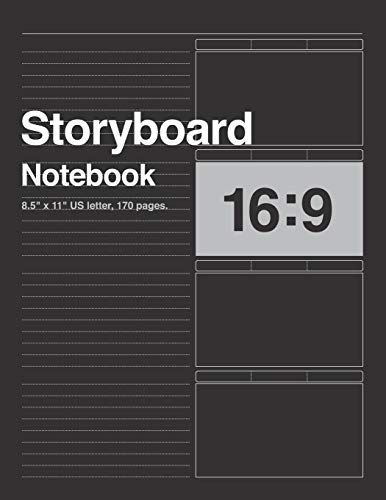 Stock image for Storyboard Notebook 16:9, 8.5"x11" US Letter, 170 pages.: For Directors, Animators & Creative Storytellers for sale by SecondSale