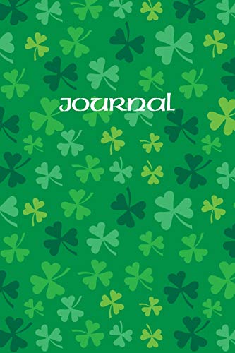 Imagen de archivo de Journal: Lucky Green Irish Shamrocks: 120 Blank Lined Pages Softcover Notes Jotter College Ruled Composition Notebook, 6x9 Inch Gift Book a la venta por HPB-Diamond