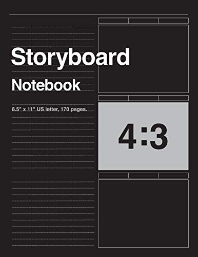 Stock image for Storyboard Notebook 4:3, 8.5"x11" US Letter, 170 pages: For Directors, Animators & Creative Storytellers. for sale by Revaluation Books