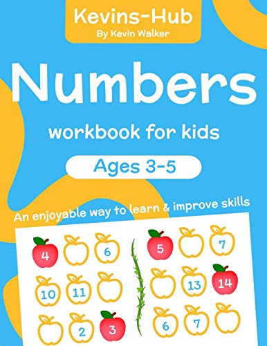 9781798184875: Numbers Workbook For Kids: Ages 3-5. An Enjoyable Way To Learn & Improve Skills. Reception Workbooks. (Preschool Learning Books & Reception Maths Workbook)
