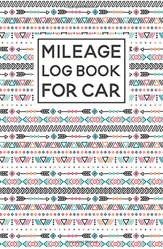 Imagen de archivo de Mileage Log Book For Car: Aztec Pattern Cover Design | Expense Tracker Notebook a la venta por Revaluation Books
