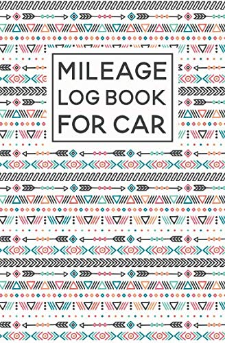 Stock image for Mileage Log Book For Car: Aztec Pattern Cover Design | Expense Tracker Notebook for sale by Revaluation Books