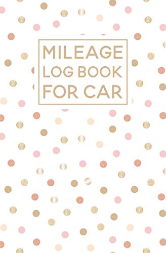 Imagen de archivo de Mileage Log Book For Car: Polka Dot Pattern Cover Design | Expense Tracker Notebook a la venta por Revaluation Books
