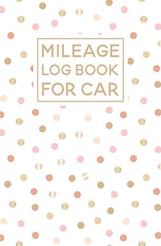 Stock image for Mileage Log Book For Car: Polka Dot Pattern Cover Design | Expense Tracker Notebook for sale by Revaluation Books