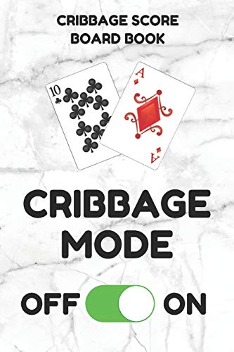Stock image for Cribbage Score Board Book: Scorebook of 100 Score Keeper Sheet Pages For Cribbage Games, Convenient 6 By 9 Inches, Funny Mode White Cover for sale by Revaluation Books
