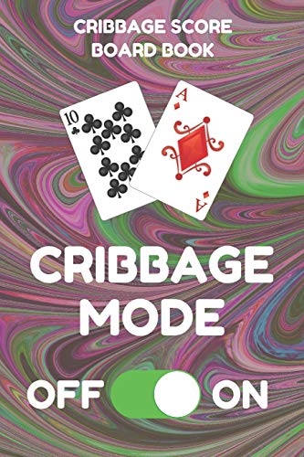 Stock image for Cribbage Score Board Sheet Book: Scorebook of 100 Score Keeper Sheet Pages For Cribbage Games, Convenient 6 By 9 Inches, Funny Mode Dark Swirl Cover for sale by Revaluation Books
