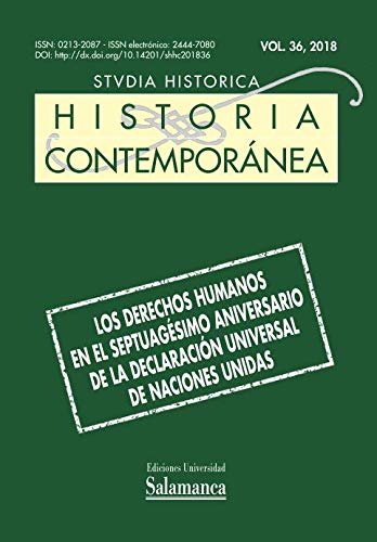 Imagen de archivo de Stvdia Historica Historia Contempornea: Vol. 36 (2018) a la venta por Revaluation Books